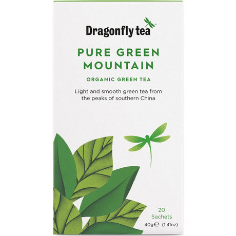 Dragonfly Organic Pure Green Mountain Green Tea 20 bag - Greenlands Health Store