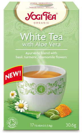 White Tea Aloe Vera Organic 17 Bag - Greenlands Health Store