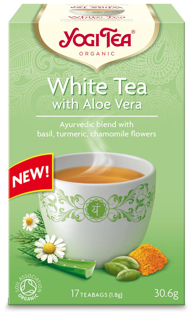 White Tea Aloe Vera Organic 17 Bag - Greenlands Health Store