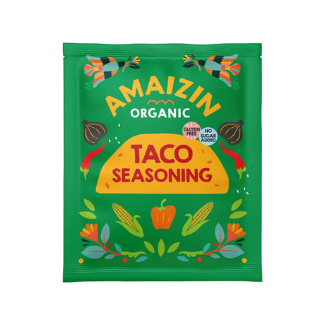 Amaizin Organic Taco Seasoning Gluten-Free & Vegan 30g - Greenlands Health Store