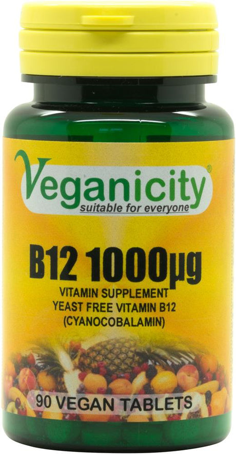 B12 1000ug 90 Vtabs sometimes lacking in the vegan diet and need - Greenlands Health Store