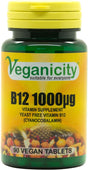 B12 1000ug 90 Vtabs sometimes lacking in the vegan diet and need - Greenlands Health Store