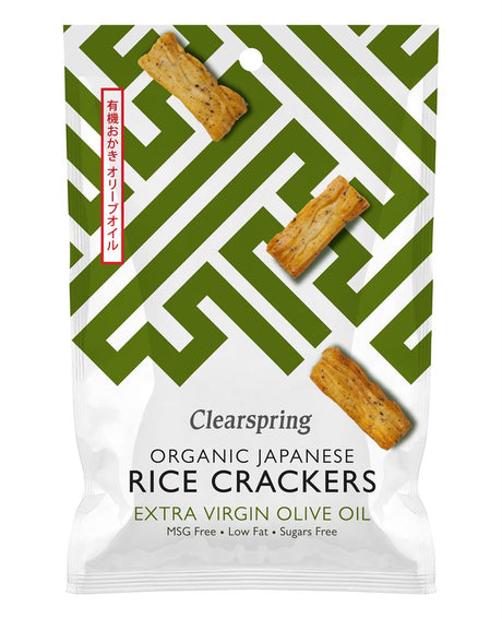 Organic Rice Cracker Olive Oil & Sea Salt 50g - Greenlands Health Store