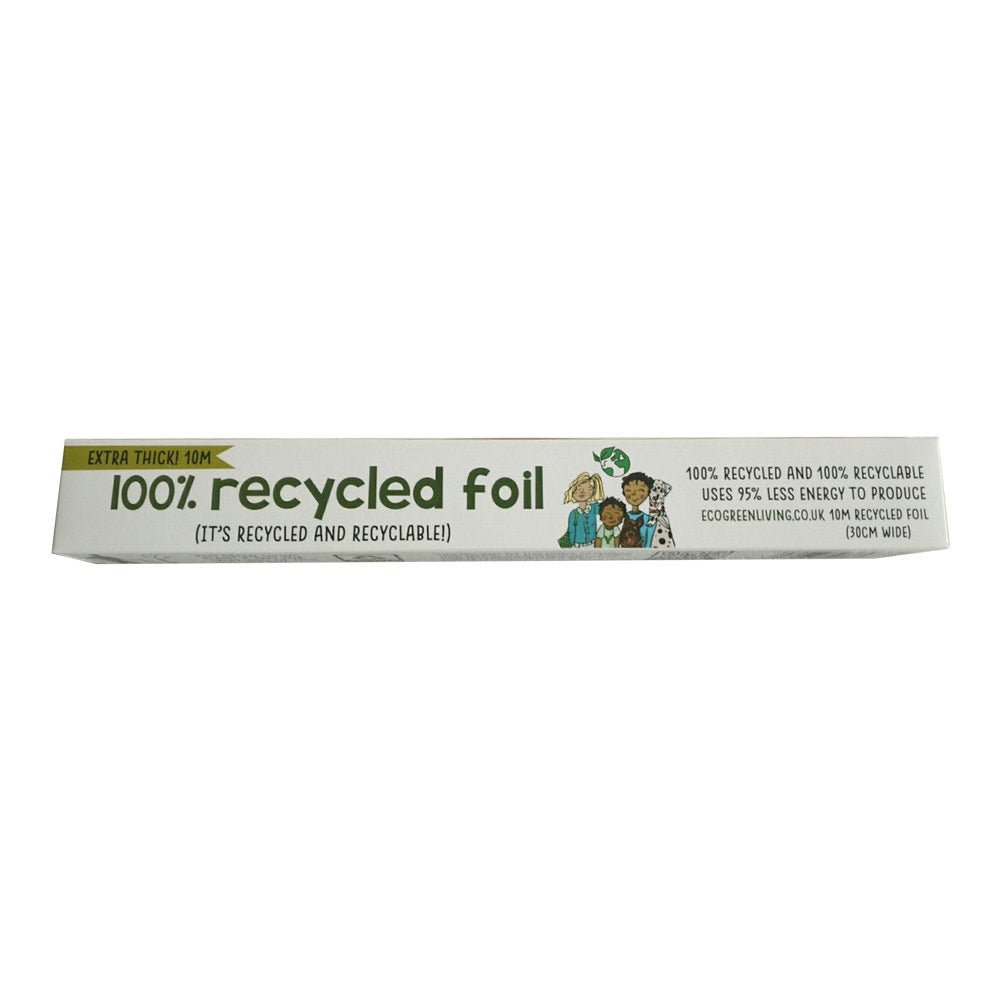 Eco Green Living 100% Recycled Aluminium Foil 10m - Greenlands Health Store