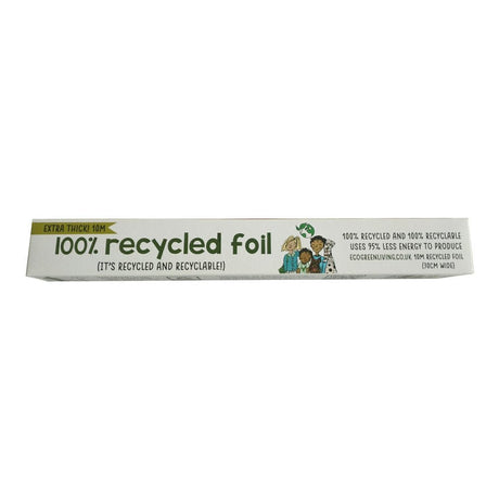 Eco Green Living 100% Recycled Aluminium Foil 10m - Greenlands Health Store
