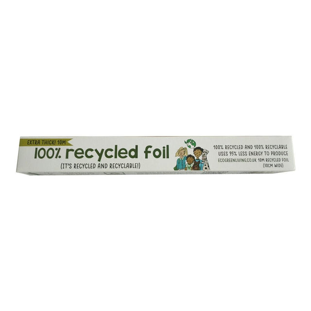 Eco Green Living 100% Recycled Aluminium Foil 10m - Greenlands Health Store