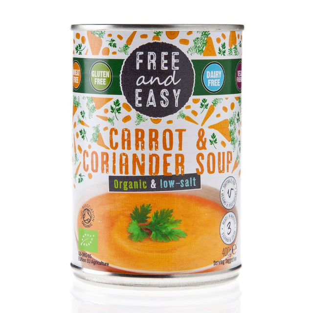 Organic Low Salt Carrot & Coriander Soup 400g - Greenlands Health Store