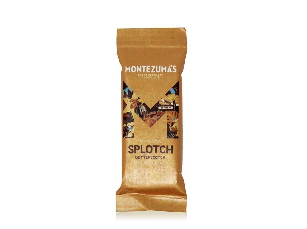 Organic 54% Milk Chocolate with Butterscotch Mini Bar 25g - Greenlands Health Store