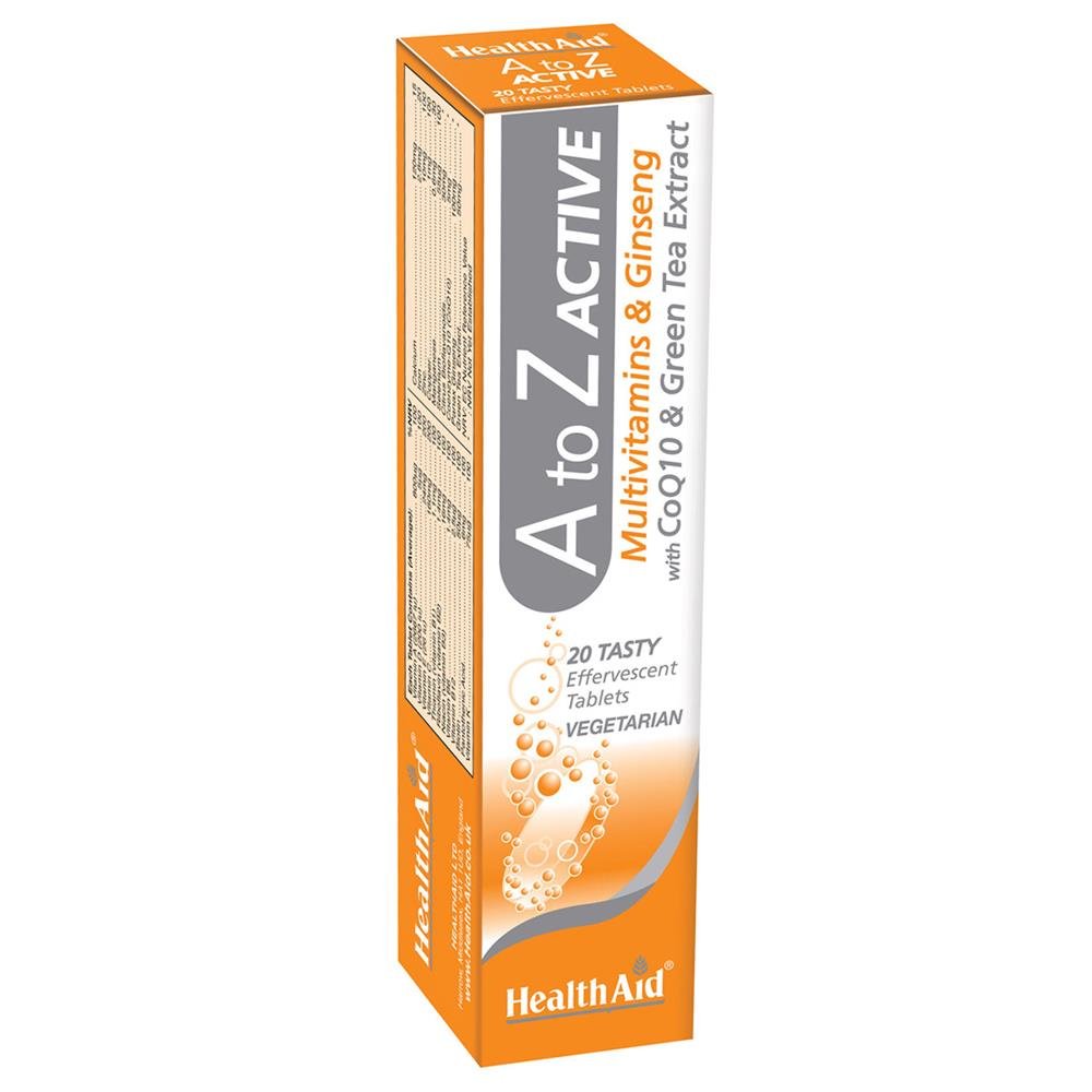 A to Z Active Effervescent Tablets - Greenlands Health Store
