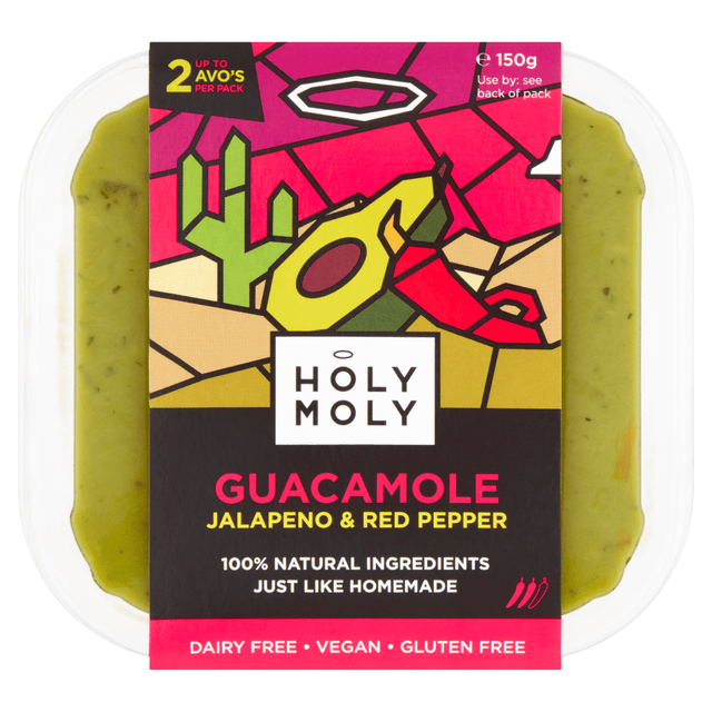 Jalapeno & Red Pepper Guacamole 150g - Greenlands Health Store