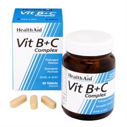 Vit B+C Complex - Prolonged Release Tablets 30's - Greenlands Health Store