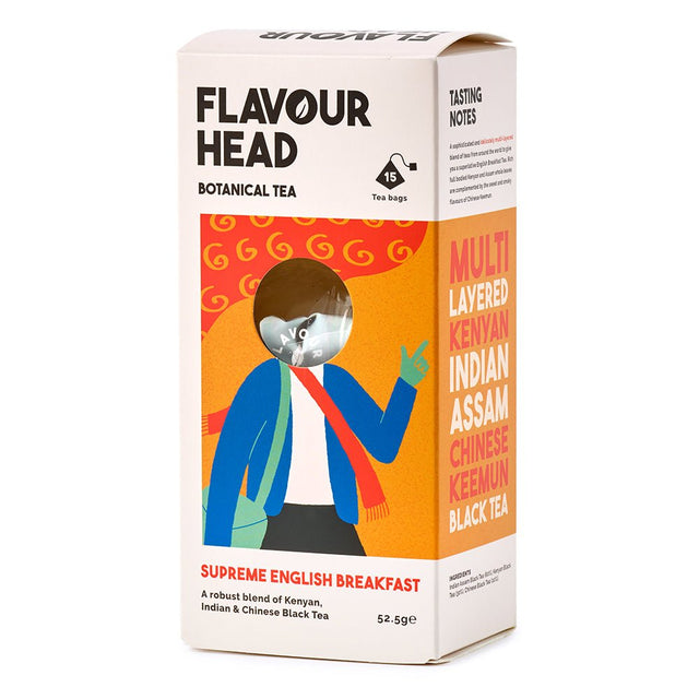 Flavour Head Botanical Tea Supreme English Breakfast Tea 15's - Greenlands Health Store