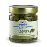 MANI Organic Capers in Extra Virgin Olive Oil 180g - Greenlands Health Store