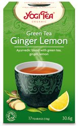 Green Tea Ginger Lemon Organic 17 Bag - Greenlands Health Store