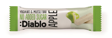Diablo Yoghurt coated Apple Muesli Bar 30g - Greenlands Health Store