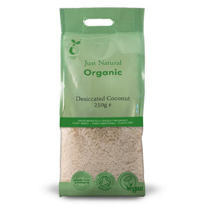 Organic Coconut Desiccated 250g - Greenlands Health Store