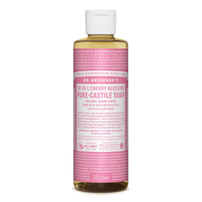 Pure Castile Liquid Soap Cherry Blossom 240ml - Greenlands Health Store