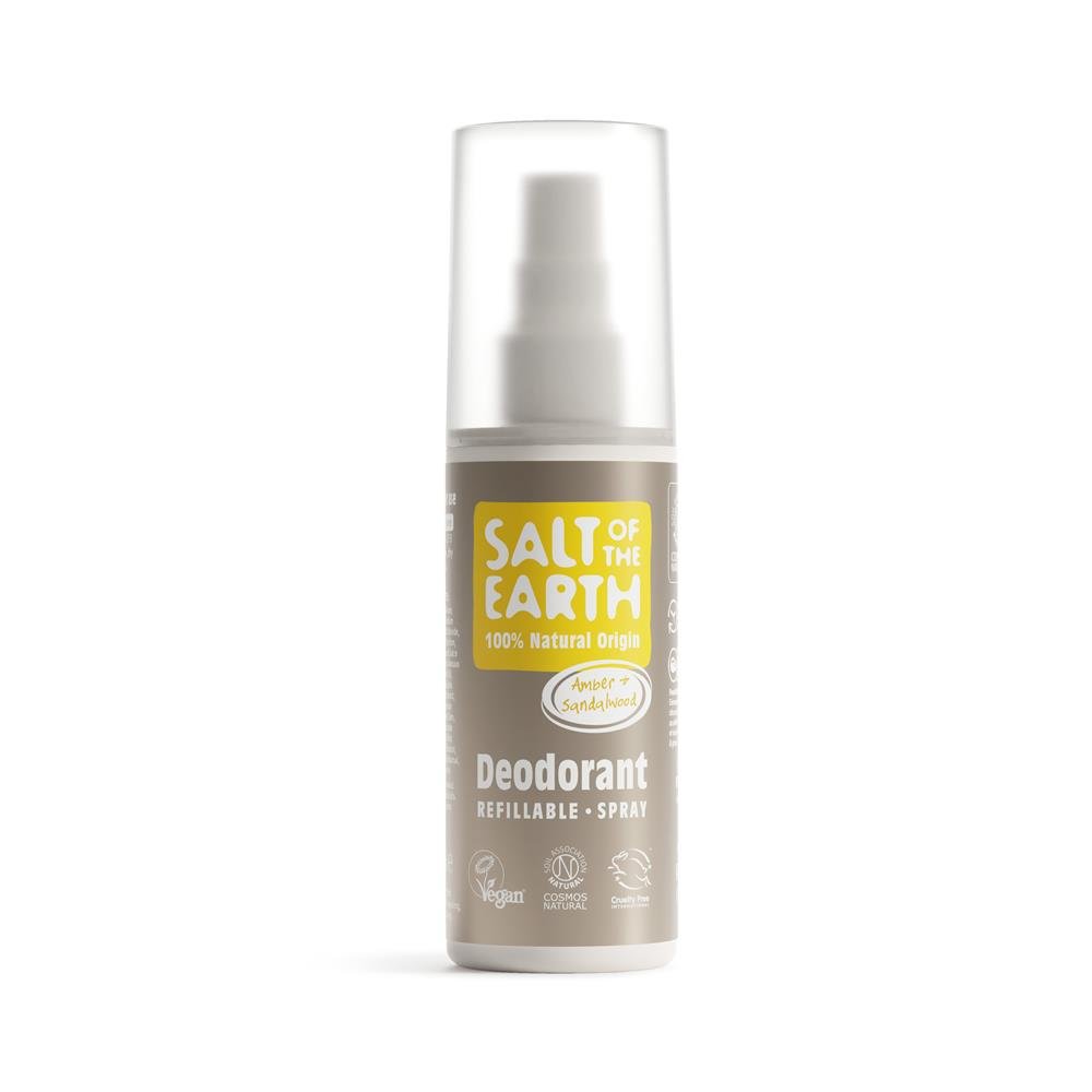 Amber & Sandalwood Deodorant Spray 100ml - Greenlands Health Store