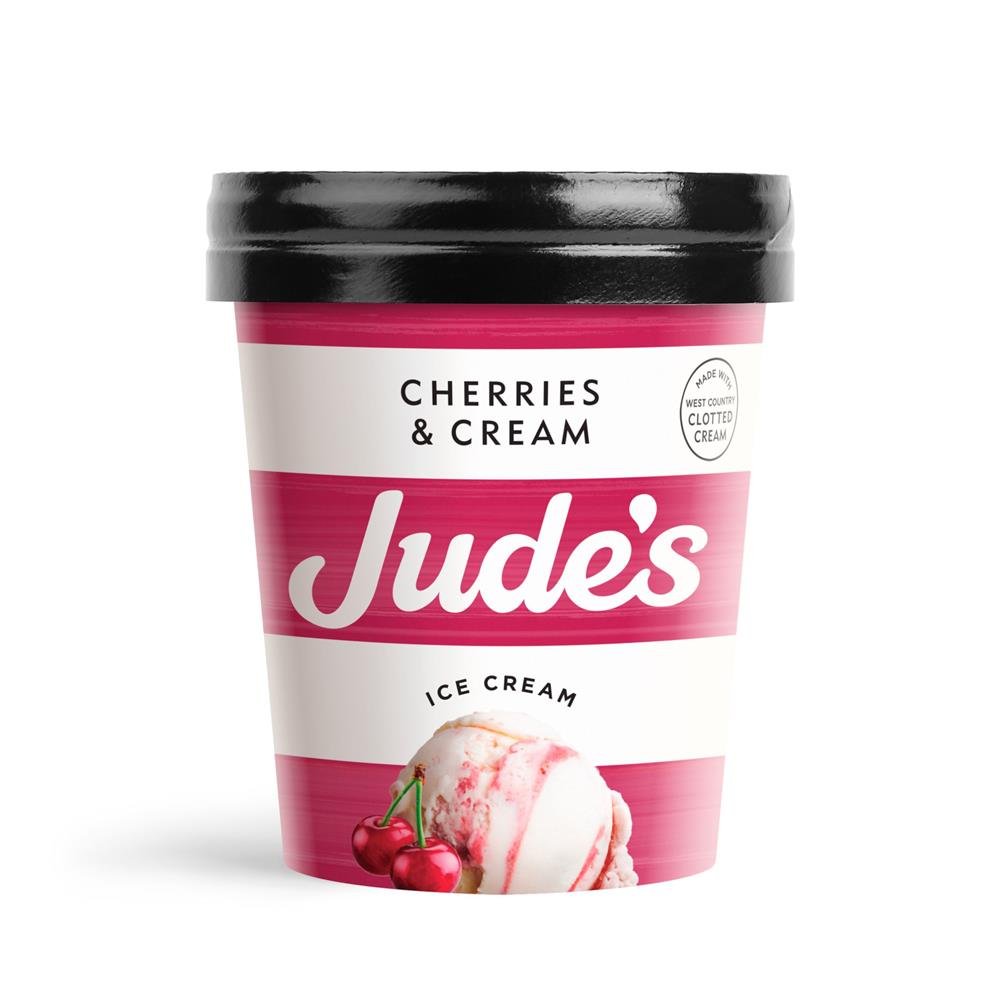 Cherries & Cream Ice Cream 460ml - Greenlands Health Store