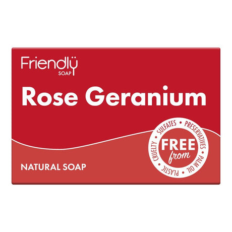 Rose Geranium Soap 95g - Greenlands Health Store