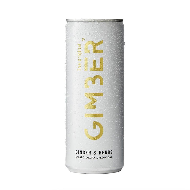 Organic Original No1 Ginger Sparkling Ready To Drink Can 250ml - Greenlands Health Store