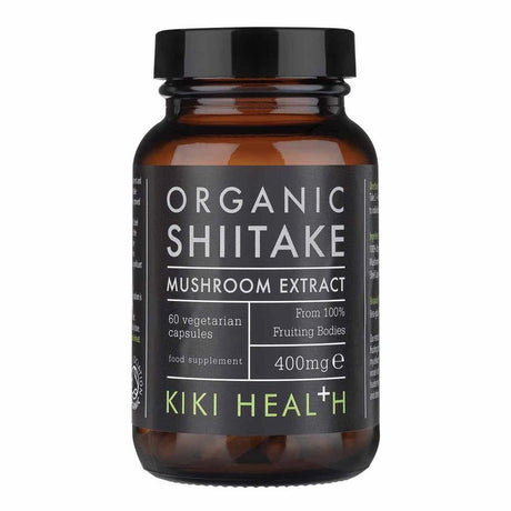 Organic Shittake Extract Mushroom 60 Vegicaps - Greenlands Health Store