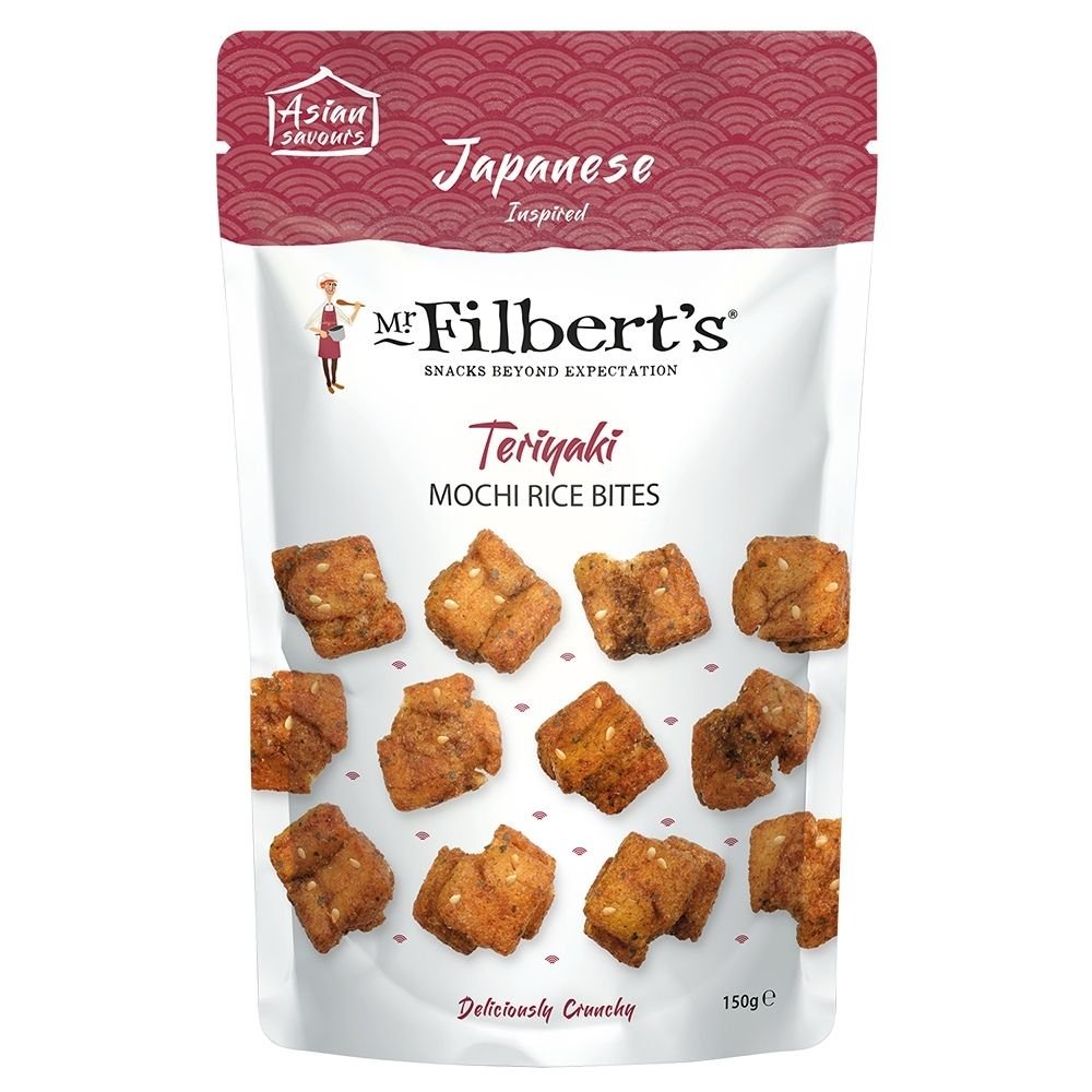 Mr Filberts Teriyaki Mochi Rice Bites 150g - Greenlands Health Store