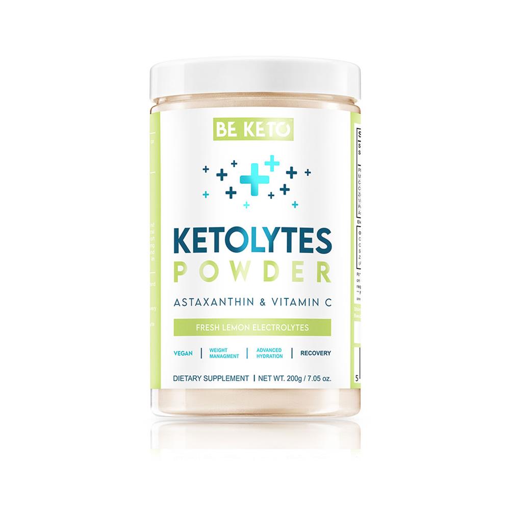 BeKeto - Keto Electrolytes Powder Fresh Lemon 200g - Greenlands Health Store