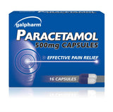 Paracetamol 500mg - 16 Capsules - Greenlands Health Store