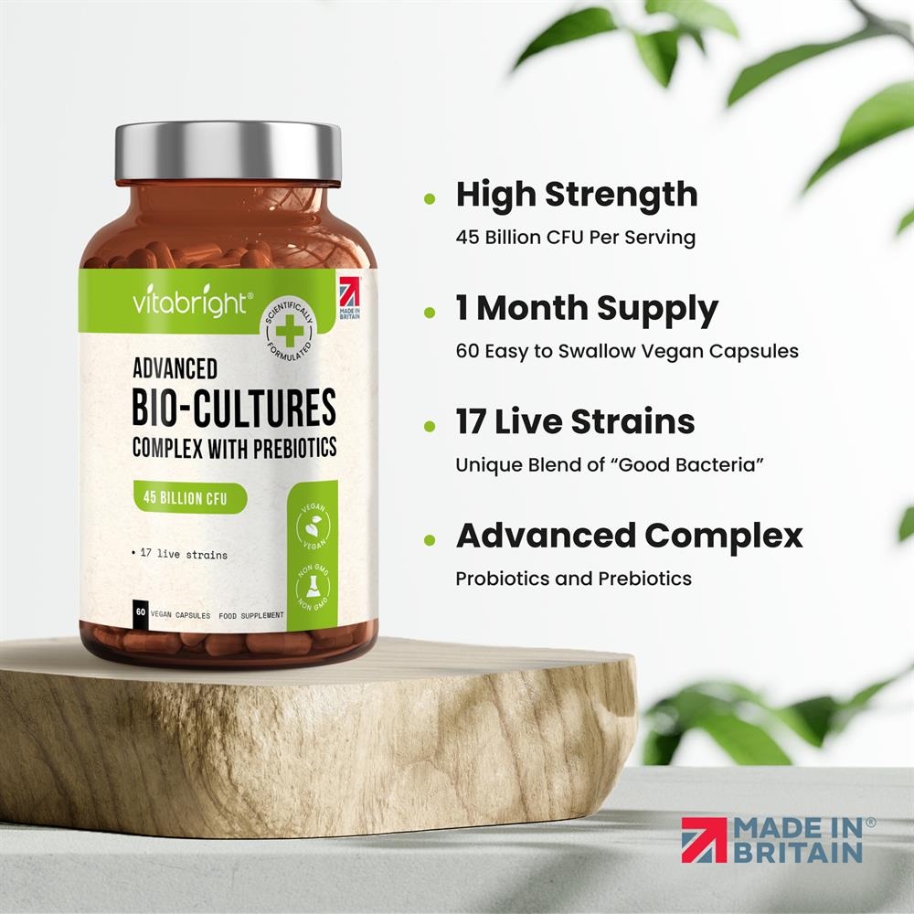 Bio Cultures Multi - strain Probiotics - 60 day supply - Greenlands Health Store