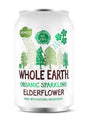 Whole Earth Lightly Sparkling Organic Elderflower 330ml - Greenlands Health Store
