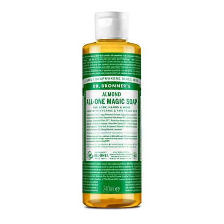 Almond All - One Magic soap 240ml Organic - Greenlands Health Store
