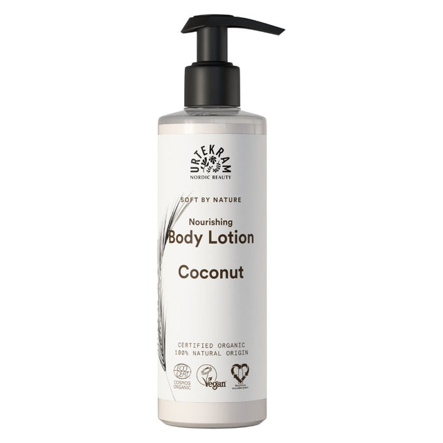 Urtekram Organic Coconut Body Lotion 250ml (pump) - Greenlands Health Store