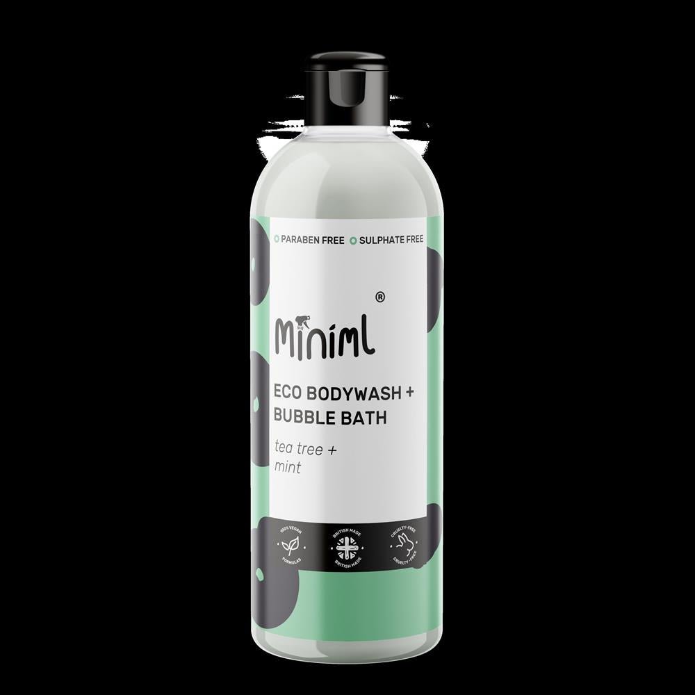 Bodywash and bubble bath tea tree and mint 500ml - Greenlands Health Store