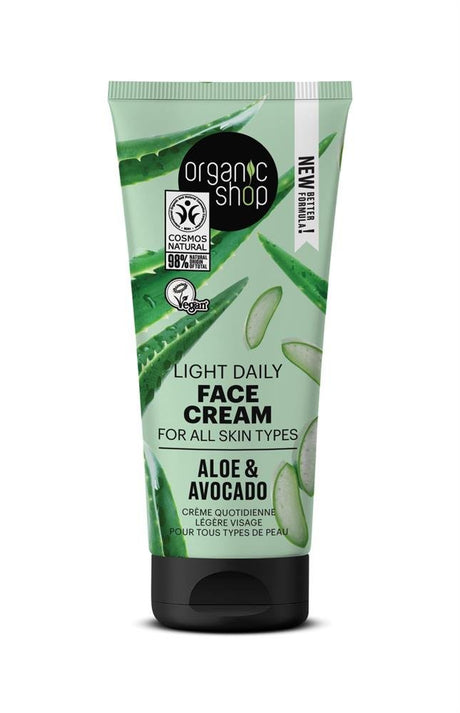 OS Light Daily Face Cream Aloe&Avocado (50ml) - Greenlands Health Store