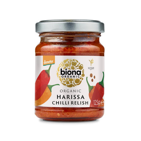 Organic Harissa Chilli Relish 125g - Greenlands Health Store