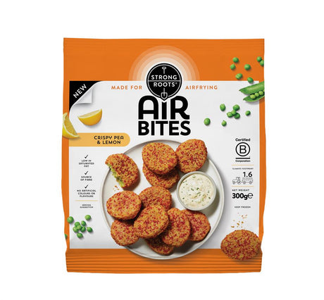 Strong Roots AirBites Crispy Pea & Lemon 300g - Greenlands Health Store
