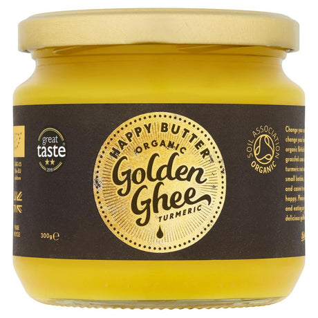 Artisan Organic UK Golden Turmeric Ghee 300g Jar - Greenlands Health Store