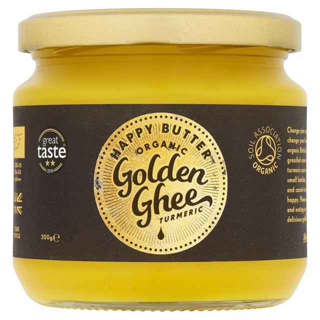 Artisan Organic UK Golden Turmeric Ghee 300g Jar - Greenlands Health Store