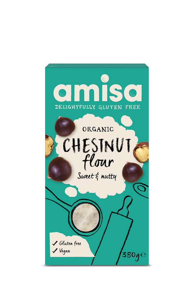 Gluten Free Organic Chestnut Flour 350g - Greenlands Health Store