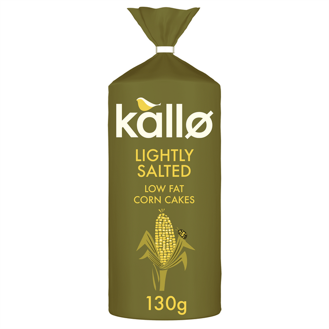 Kallo Organic Lightly Salted Corn Cakes Thins 130g - Greenlands Health Store