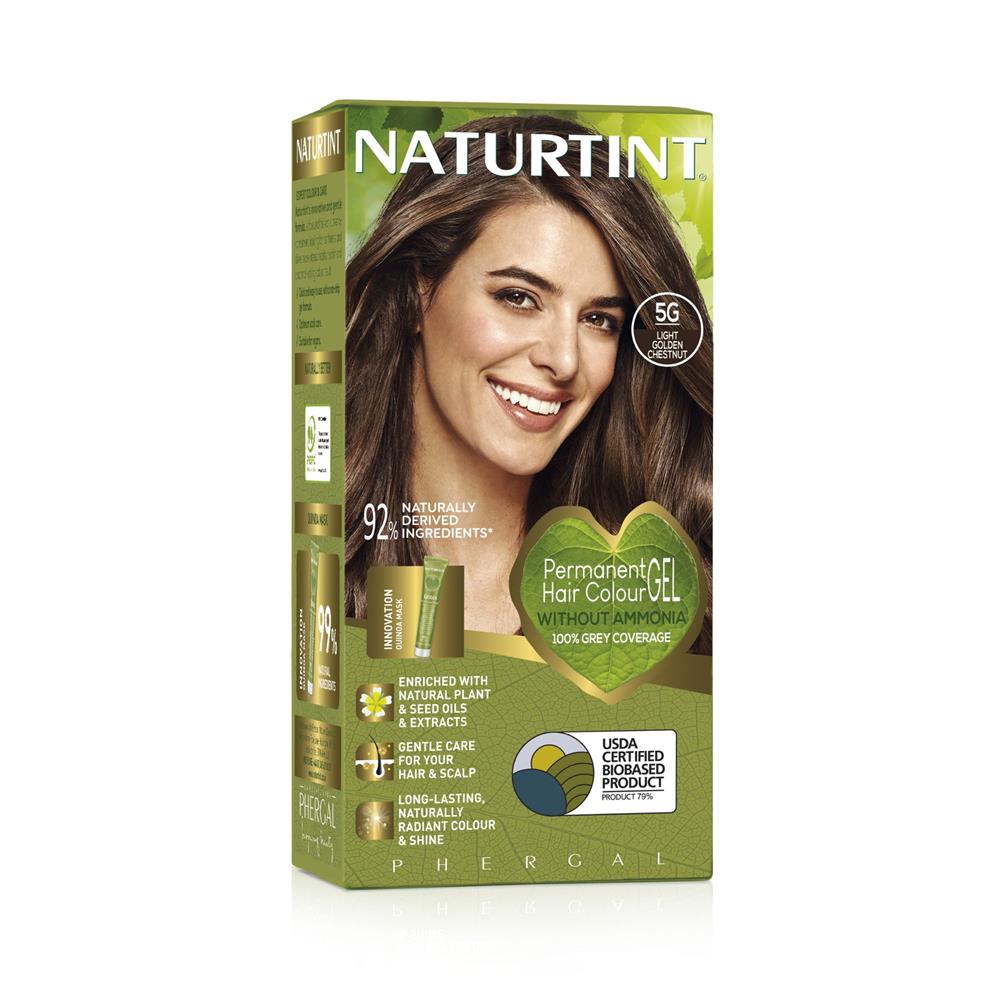 Permanent Hair Colourant Light Golden Chestnut 5G 170ml - Greenlands Health Store
