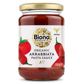 Organic Arrabbiata - Hot & Spicy Pasta Sauce 350g - Greenlands Health Store