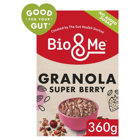 Bio&Me Super Berry Gut-Loving Granola 360g - Greenlands Health Store