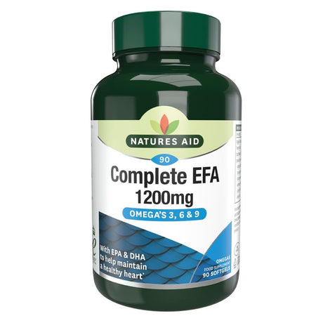 Complete EFA (Essential Fatty Acids) Omega 3 6 + 9 90 Capsules - Greenlands Health Store