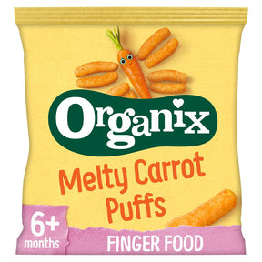 Melty Carrot Puffs Organic Baby Finger Food Snack 20g - Greenlands Health Store
