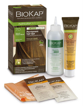 Natural Medium Blond 7.0 Rapid Permanent Hair Dye 140 ml - Greenlands Health Store