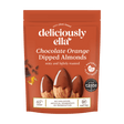 Deliciously Ella Chocolate Orange Dipped Almonds 81g - Greenlands Health Store
