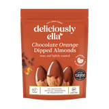 Deliciously Ella Chocolate Orange Dipped Almonds 81g - Greenlands Health Store