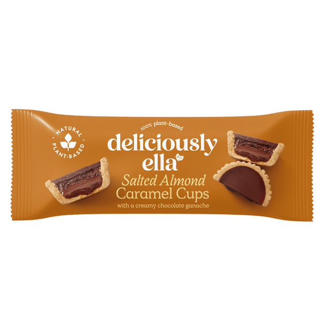 Deliciously Ella Salted Almond Caramel Cup 36g - Greenlands Health Store
